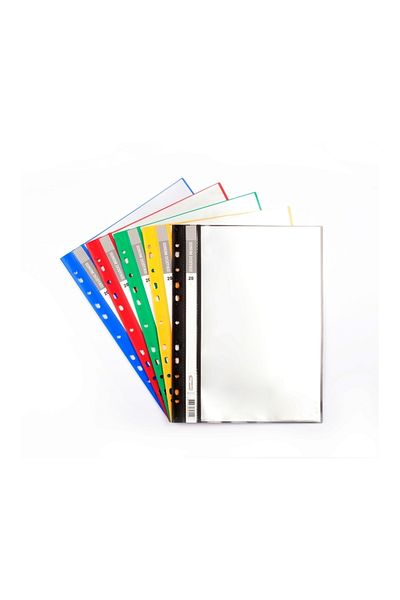 Bigpoint Presentation File, 20 Sheets, 5 Pack, A4, 5 Colors, Durable Pp