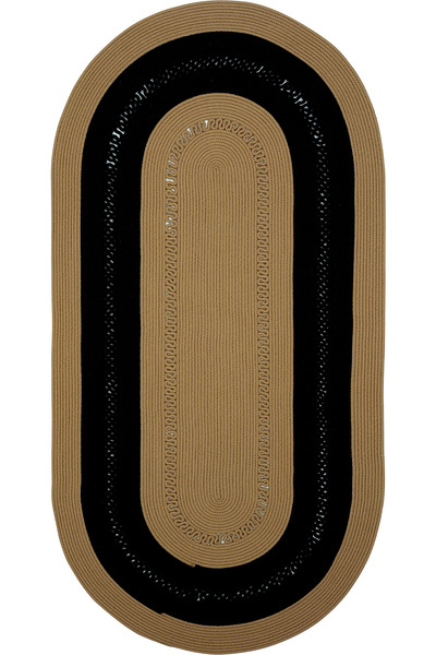 Cool Halı Luke Siyah Yıkanabilir Oval Mutfak Halısı Dekoratif Leke Tutmayan H...