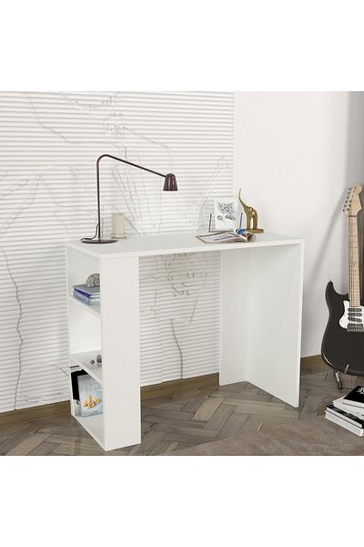 UnicUtil Birou Simplu, Design Modern, UnicUtil, 90 x 40 x 73.8 cm, Alb, UUDESK03
