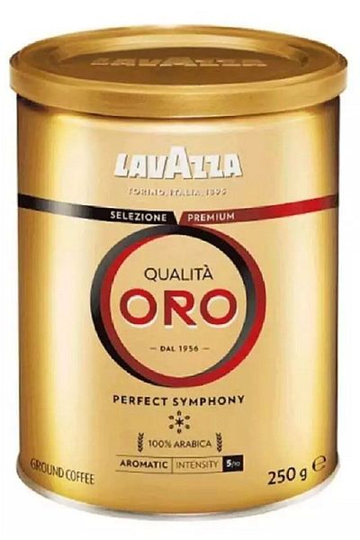 LavAzza Qualità Oro Ground Coffee 250g – 100% Arabica – Italian Premium Coffee