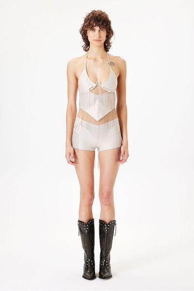 IAMNOTBASIC Eris Shorts - Metallic Beige