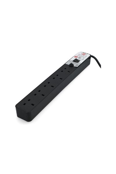 Brennenstuhl 5-Way Extension Cord Black 1.5m