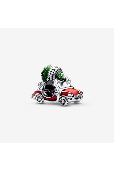 Pandora Talisman Pandora cu masina Festiva si pom de Craciun - Argint 925