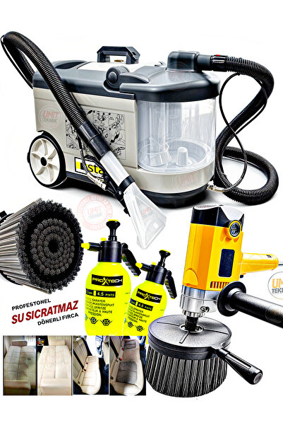 PROXCLEAN Combo Halı Yıkama Koltuk Yıkama , Koltuk Fırçalama Makinası Su Sıçr...