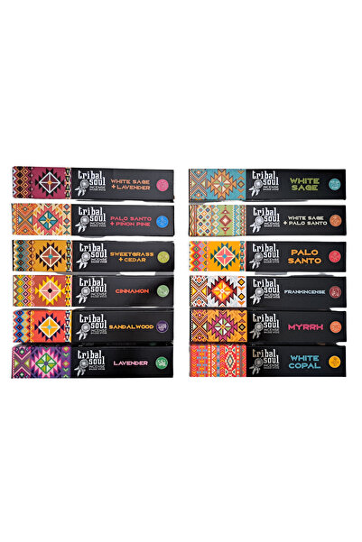 tribal soul Set betisoare parfumate Tribal Soul, seria fumigatii, 12 pachete, 15 g