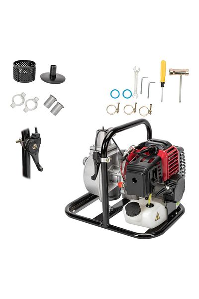 COBI SMART® Petrol water pump, 2-stroke, 1 tol, 2 HP, 8 m³/h - COBI SMART®