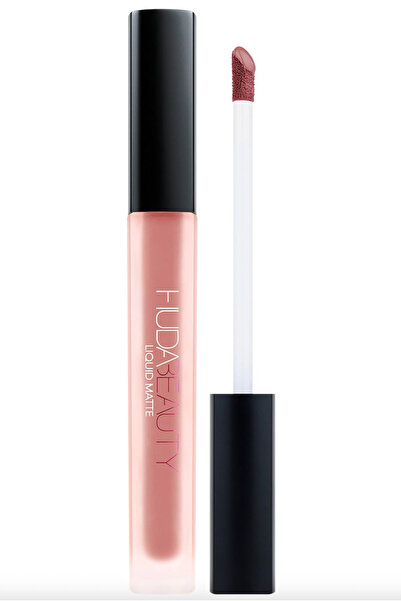 Huda Beauty أحمر شفاه سائل غير لامع فائق الراحة ومقاوم للنقل