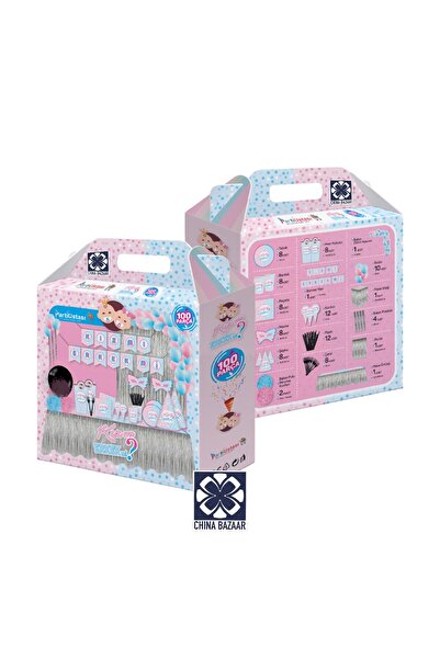 Genel Markalar Cinsiyet Belirleme Partisi 100 Parça Parti Seti - Kız mı Erkek...