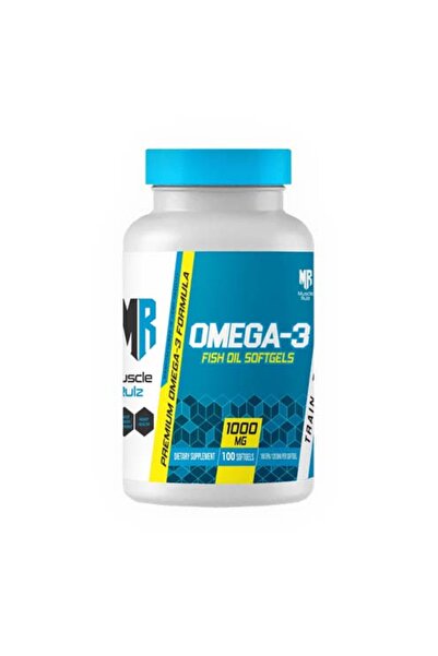 Muscle Rulz زيت السمك أوميجا 3، 1000 ملغ، 100 كبسولة هلامية، يدعم صحة القلب