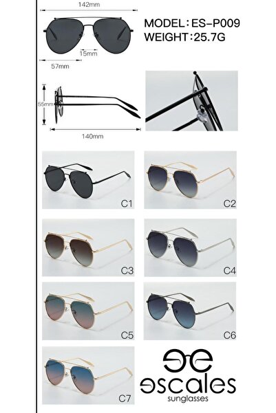 Escales Unisex Polarized Protected Police Sunglasses