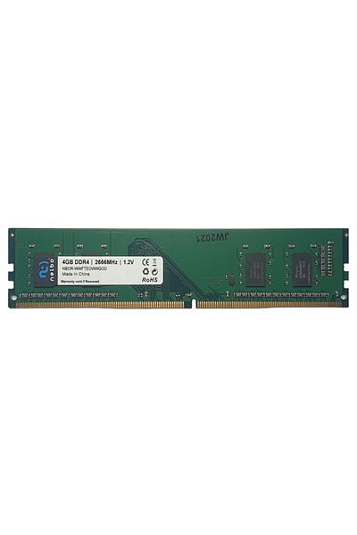 nelbo RAM memory 4 GB ddr4, 2666 Mhz, 1.2V CL17 Nelbo original, for computer, black edition