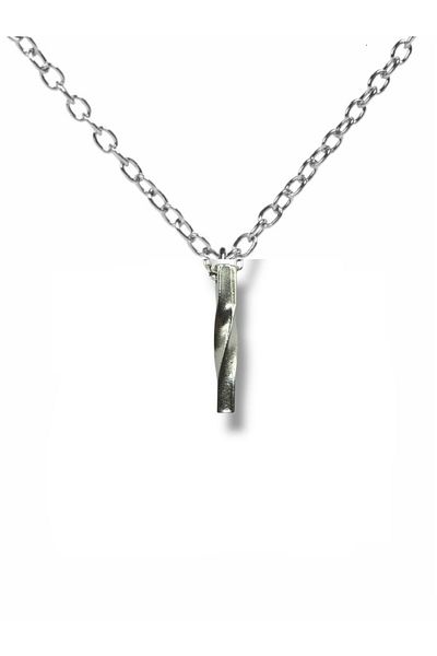 Herşey Nota Spiral Figured Unisex Necklace – Modern and Meaningful Design with 60 cm Chain