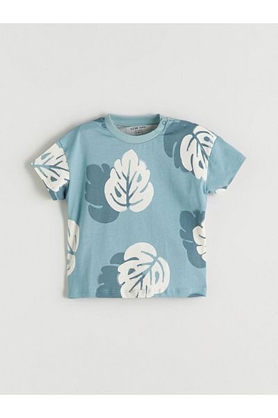 LC Waikiki Lcw Printed Baby Boy T-Shirt and Shorts 2-Piece Fast Fashion