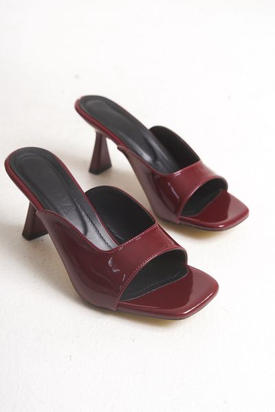 Nexs Papuci cu toc pentru damă, burgundy
