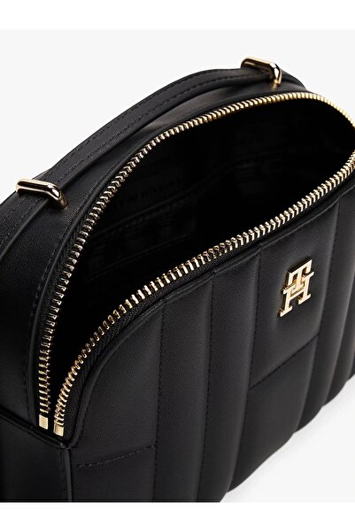 Tommy Hilfiger TH FEMININE CONV CAMERA BAG Damen Schwarze Tasche AW0AW17453BDS