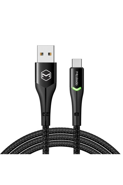 Mcdodo CA-7960 USB-A TO Type-C Hızlı Data-Şarj Kablosu 3A 1m - Siyah