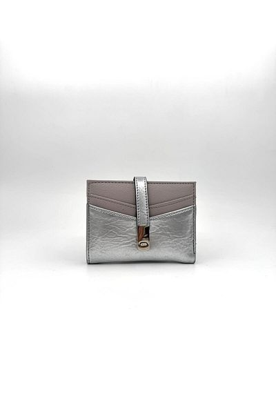 UCCELLO Women's Card Holder Wallet - Stylish Wallet with Zipper, Magnet Buckle, Multi-Compartment Leather Look