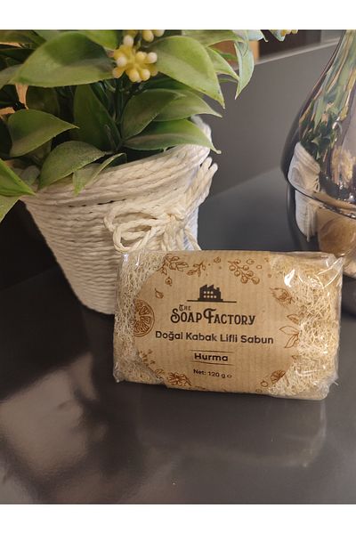 SS HOME CONCEPT Natural Pumpkin Fiber Handmade Natural Date Extract Soap