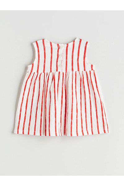 LC Waikiki Lcw Striped Bow Baby Girl Dress Fashion