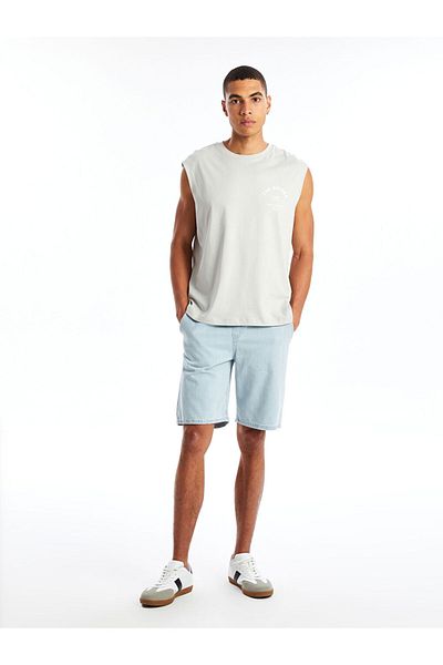 LC Waikiki Ανδρικό τζιν σορτς LCW Comfortable Fit