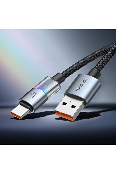 Mcdodo CA-8180 USB-A TO TYPE-C 7 Renkli Işıklı 1.2M KABLO