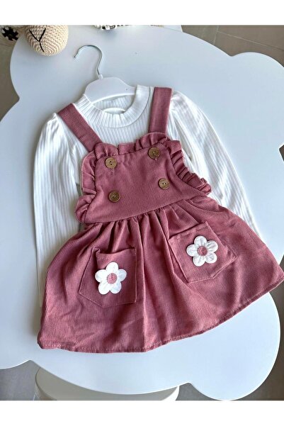 ArdenKids Gül Kurusu Papatya Cep Detaylı İç Dış Takım