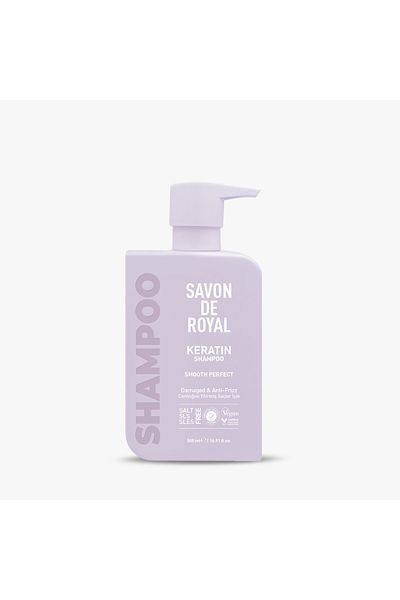 Savon De Royal Sampon cu keratina pentru par degradat si anti incretire Savon de Royal 500ml Vegan