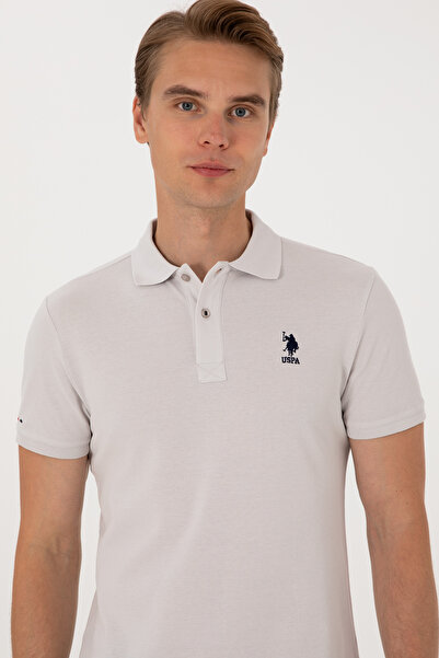 U.S. Polo Assn. Men's Light Gray Basic T-Shirt 50298041-Vr001