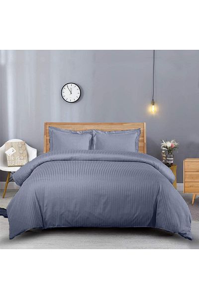 Five Store Damask bed sheet, density 130 g/m2, Anthracite, 140/220cm