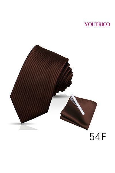 Youtrico Tie-7.5CM and Handkerchief 3PCS Handmade Formal Hanky Suit