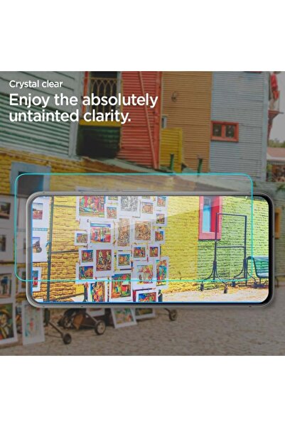 Spigen [ΣΕΤ 2x] Προστατευτικό οθόνης από σκληρυμένο γυαλί για το Google Pixel 8 Pro, Glas.tR Align Master, Διαφανές