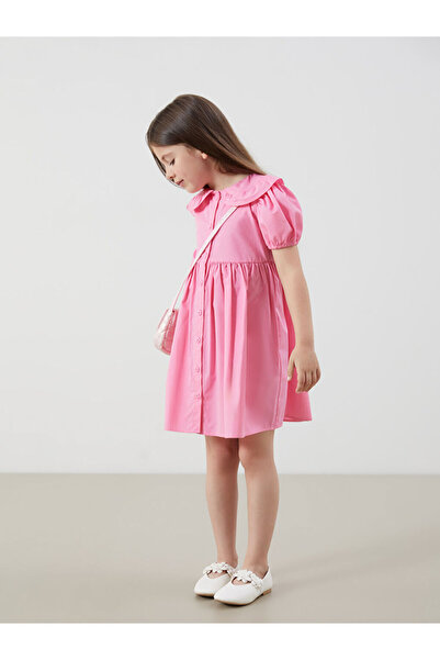 LC Waikiki Baby Roba Collar Poplin Girl's Dress for Style Seekers from Uzg Store