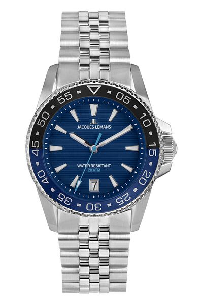 Jacques Lemans 1-2205I Liverpool Diver Men's Wristwatch