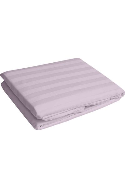 Five Store Fitted sheet with elastic in damask, density 130 g/m2, Lilac, 180/200cm