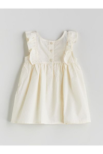 LC Waikiki Lcw Crew Neck Baby Girl Dress Fast Fashion