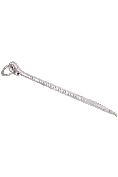 flores Tarus din metal cu inel, pentru animale, Ø 12 mm x 52 cm, inel Ø 50 mm