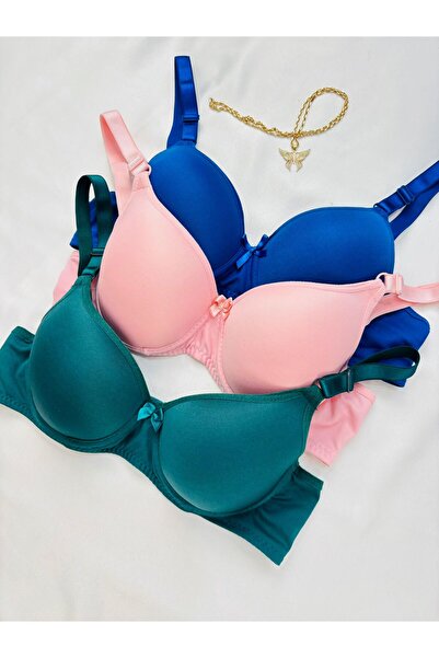 İNKO İÇ GİYİM Sutien economic cu sârmă, fără căptușeală, 3 piese