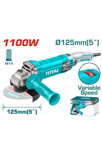 TOTAL Angle Grinder 1100W - 5" | 125mm (TG110125565)