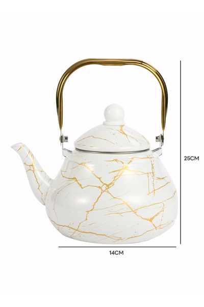 sharpdo 2.5L Home Marble Hot Water Kettle 14*14*25CM