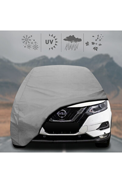 ULTRASHOP Nissan Qashqai (2013 - 2021) Oto Branda Su Geçirmez Miflonlu Araba Brandası Klipsli Araba Çadırı