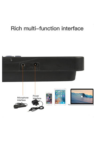 sharpdo Electronic Organ Musical Instrument 61 Keys Multi-function With Microphone