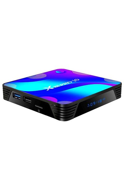 TECHSTAR Box TV X88 Pro10, 4K, HDR, Android 10, 2GB RAM, 16GB ROM, Rockchip RK3318, Quad Core, WiFi 5G+2G, Negru