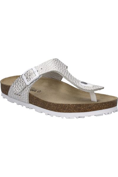Josef Seibel JOSEF SEIBEL Hermine 02 | Zehentrenner für Damen | Grau Hermine 02, silber-kombi