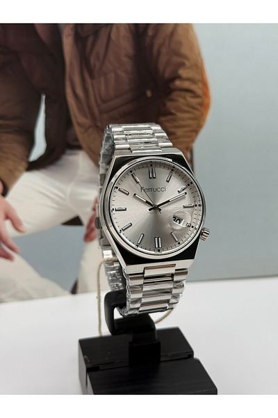 Ferrucci Men's Watch Waterproof with 2 Years Warranty 02223m