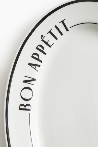 H&M Büyük Porselen Servis Tabağı