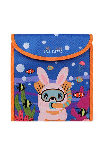 tumama Portable educational and creative booklet with 8 Tumama® boards for coloring and markers, Ocean, pl