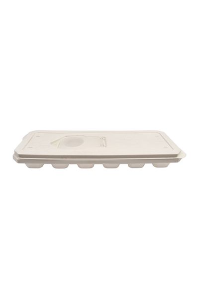 flores Plastic ice cube tray, white, 12 cubes