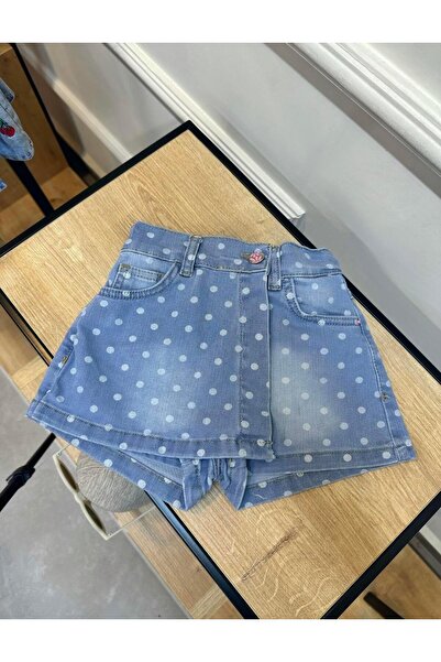 ArdenKids 1-5 Yaş Puantiyeli Şort Etek