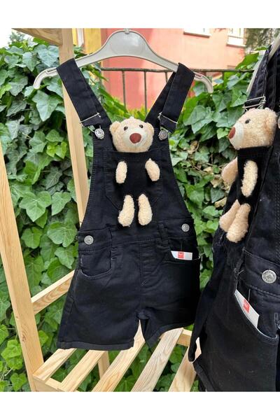 ArdenKids Siyah Şortlu Salopet