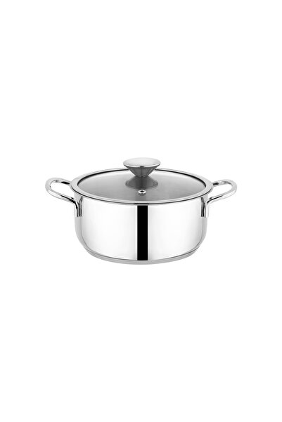 Schafer Steel Storm Steel Cookware Set 8 Pieces-Inox